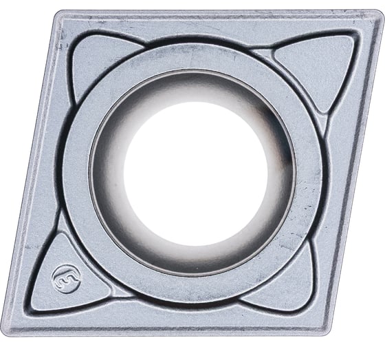 Пластина твердосплавная Эквивалент CCMT120404-MM, 10 шт EPM10