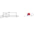 Минирезец CNCTOOL MPR6R0.2L22 74P34 (Dmin=5.9, L1=22, d=6) 185235 3