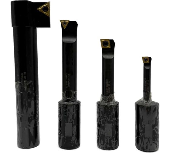 Комплект резцов TORNERI из 4-х шт. с мех. креплением т/с пластин к расточным головкам ф 100 мм (F1-25 мм) Т024147 1