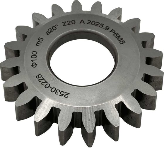 Долбяк дисковый M 5.0, z=20, 20, D=100 мм, d=44.45 мм (2530-0228) TORNERI Т028251