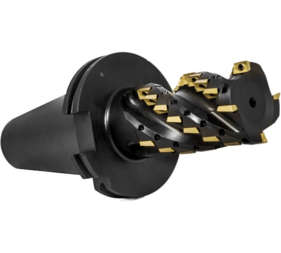 Фреза торцово-цилиндрическая Русский Инструмент 40x60x170 кукуруза с механическим креплением 4гр пл-н APKT 11T304, Z=4 к/х конус 7:24 40 тип A, СОЖ AH290-R040.060.04.SK4 ri.300.136