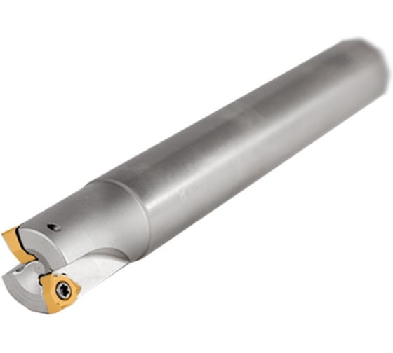 Фреза концевая Русский Инструмент 20, с механическим креплением, 6гр пл-н XNHU 0403 Z=2 ц/х=20 L=150 AE790-R020.04.02.d20 ri.193.319