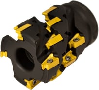 Фреза торцово-цилиндрическая насадная Русский Инструмент 80x71x100 кукуруза с механическим креплением 4гр пл-н LNKX 17T6 Z=4 dпос=32 СОЖ AH490-R080.071.04.A32.C NOX ri ri.300.212