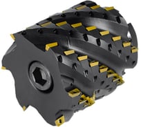 Фреза торцово-цилиндрическая насадная Русский Инструмент 100x100x120 кукуруза с механическим креплением 4гр пл-н APKT 11T304 Z=6 dпос=40 СОЖ AH290-R100.100.06.A40.C NO ri.300.190