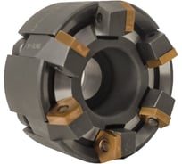 Фреза торцовая 80 с механическим креплением Русский Инструмент 5гр пл-н PN.. 110408 Z=6 dпос=27мм левая AF167-L080.09.06.B27 ГОСТ 26595-85 ri.298.1