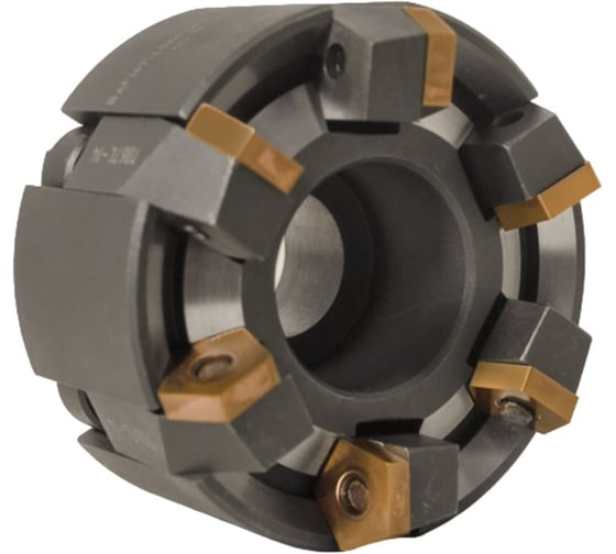 Фреза торцовая 80 с механическим креплением Русский Инструмент 5гр пл-н PN.. 110408 Z=6 dпос=27мм левая AF167-L080.09.06.B27 ГОСТ 26595-85 ri.298.1