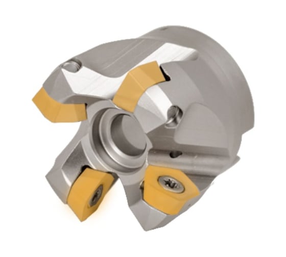 Фреза торцовая Русский Инструмент 50 с механическим креплением 5гр пластинн PXKT 0905 Z=4 dпос=22мм AHF300-R050.02.04.A22 ri.481.133