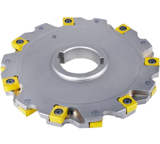 Фреза трехсторонняя Русский Инструмент 160х13х40 с механическим креплением 4гр пластин, с тан. креплением ZNHX T6 Z=14 (2х7) AS490-160.13.07.D40 ri.181.298