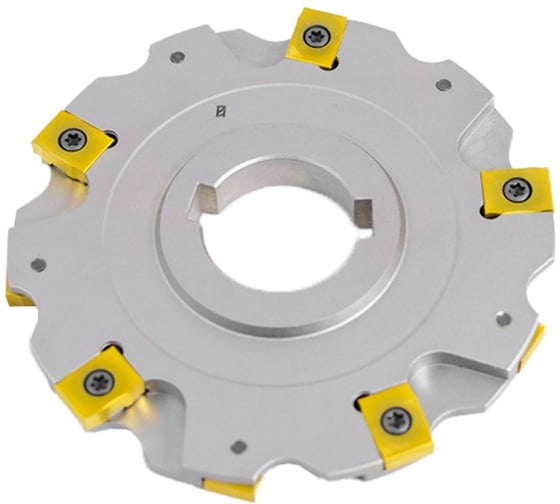 Фреза трехсторонняя Русский Инструмент 80х6х22 с механическим креплением 4гр пластин, с тан. креплением ZNHX 03 Z=10 (2х5) AS490-080.06.05.D22 ri.181.265