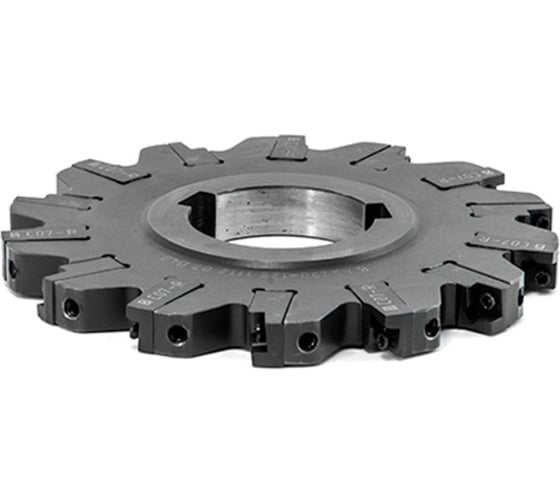 Фреза трехсторонняя Русский Инструмент 125х19-22х40 с механическим креплением 4гр пластин, SPMT 120408 Z=12 (2х6) AS290-125.1922.06.D40 ri.181.55