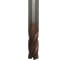 Фреза концевая твердосплавная VHM 8х20х60 z=4 R1.0 L580, TiSiN HRC58 (P,M,K) CNCTOOL 185014 1