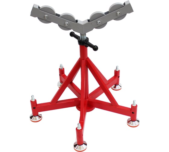 Опора для труб с роликовой головкой TD-tools 820-1120мм TD1108HR5