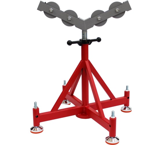 Опорная стойка TD-tools для труб с роликовой головкой 610-920мм TD1108HR