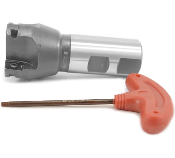 Фреза концевая Русский Инструмент 50 с механическим креплением 4гр пластин ZDCW 1503 ADTR Z=4 ц/х Weldon=32 AE290-R050.15.04.W32 ri.193.119