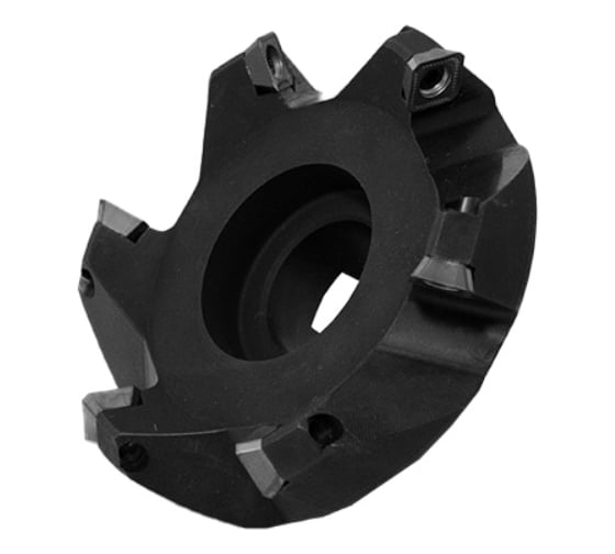 Фреза торцовая Русский Инструмент 100 с механическим креплением 4гр пластин SEKT 1204AFTN Z=6 dпос=32мм левая AF245-L100.07.06.B32 NOX ri.297.27