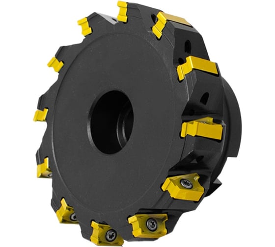 Фреза торцовая Русский Инструмент 125 с механическим креплением 4гр пластин LNKX 17T6 Z=12 dпос=40мм СОЖ AF490-R125.17.12.A40.C NOX ri.195.302