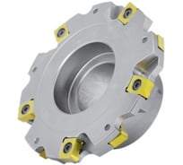 Фреза трехсторонняя Русский Инструмент 125х14х40 с механическим креплением 4гр пластин с тан. креплением ZNHX 07 Z=10 (2х5) с фланцем AS490-R125.14.05.B40 ri.181.343