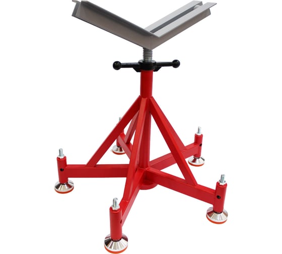 Большая опора для труб с V-образной головкой TD-tools 610-920мм TD1108H5