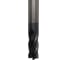 Фреза концевая твердосплавная CNCTOOL VHM 10х25х75 z=4 L500, TiaN HRC50 (P,K) 184764 1