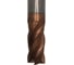 Фреза концевая твердосплавная CNCTOOL VHM 20х40х100 z=4 L580, TiSiN HRC58 (P,M,K) 184793 1