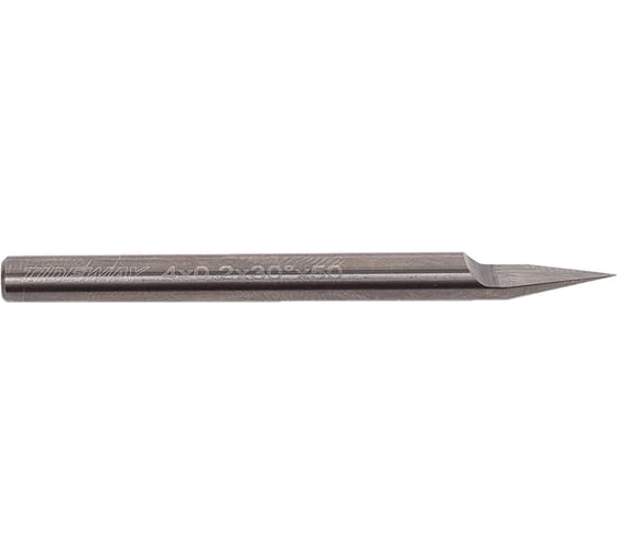Гравер конический V-образный (0.2x50 мм; хв-к 4 мм; угол 30 градусов) TIDEWAY LC20806302