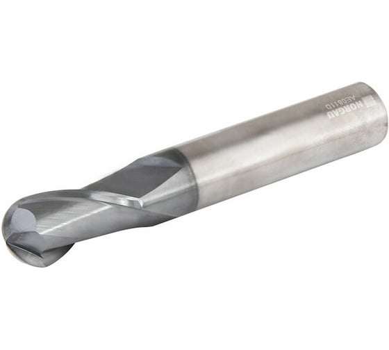 Фреза сферическая NORGAU VHM D2x4x50x4/Z2 Тип N 015662020