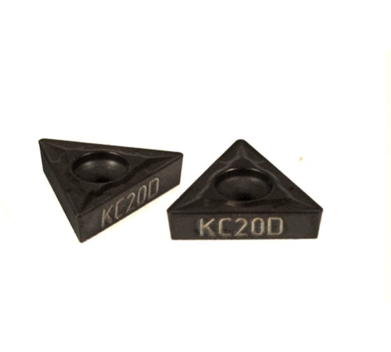 Пластина сменная трехгранная Русский Инструмент TCMT 16T304-SL KC20D ri.362.66