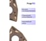 Пластина токарная твердосплавная ProguTEC WNMG080408-BF PT3025 10 шт 07-000000023 4