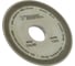 Круг заточной алмазный Diamond Industrial 125x3х2х32 мм 12R4 чашка плоский острый (D2) зерно 160/125 DIDCHZ12512R4-160125 3