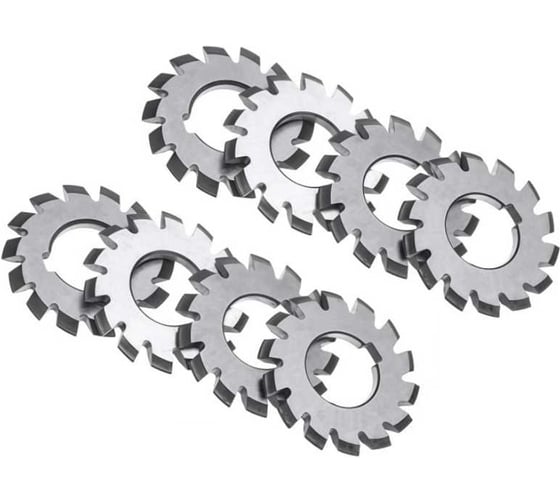 Фреза дисковая модульная TORNERI М 3.5 (комплект из 8-ми штук) P6M5 Т028154