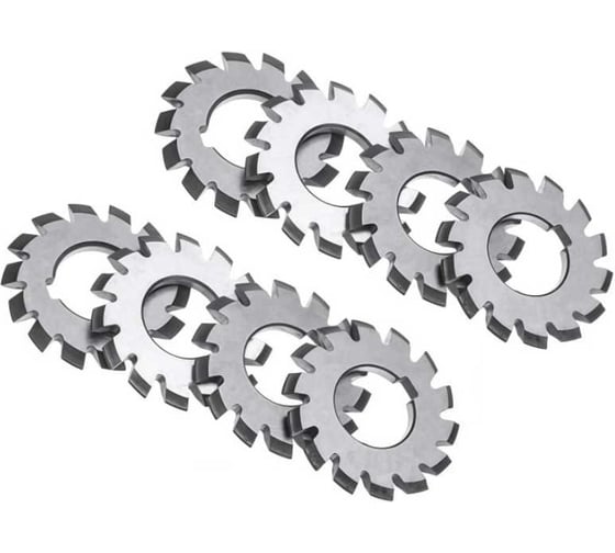 Фреза дисковая модульная TORNERI М 5.5 (комплект из 8-ми штук) P6M5 Т028160