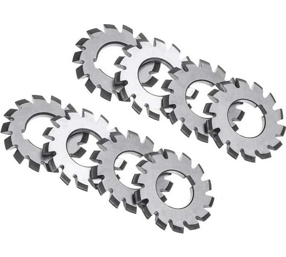 Фреза дисковая модульная TORNERI М 3.0 (комплект из 8-ми штук) P6M5 Т028152