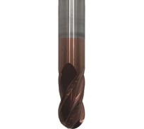 Фреза концевая твердосплавная VHM CNCTOOL 10х20х75 z=4 R5.0 L580, TiSiN HRC58 (P,M,K) 185013