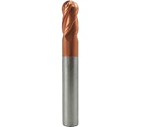 Концевая сферическая фреза RODMIX 2 зуба, HRC 55, TiSiN, удлиненная 14x28x100 R7 6140281002
