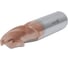 Концевая сферическая фреза RODMIX 2 зуба, HRC 55, TiSiN 10х20х75 R5 6100200752 1