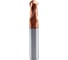 Концевая сферическая фреза RODMIX 2 зуба, HRC 55, TiSiN, удлиненная 5x10x75 R2,5 6050100755 2