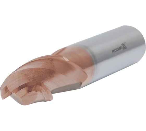 Концевая сферическая фреза RODMIX 2 зуба, HRC 55, TiSiN 4х8х50 R2 6040080502