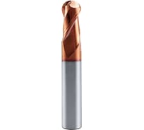 Концевая сферическая фреза RODMIX 2 зуба, HRC 55, TiSiN 1х2х50 R0,5 6010020502