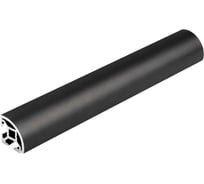 Профиль конструкционный Алтервиа 20х20 закругленный черный, паз 6 A23202006X1000