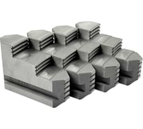 Кулачки TORNERI универсальные к патрону токарному ф 400 4- кул. ширина 38 мм, паз 13 мм Т028429