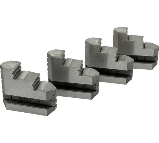 Кулачки TORNERI универсальные к патрону токарному ф 160 4- кул. ширина 20 мм, паз 10 мм Т028425