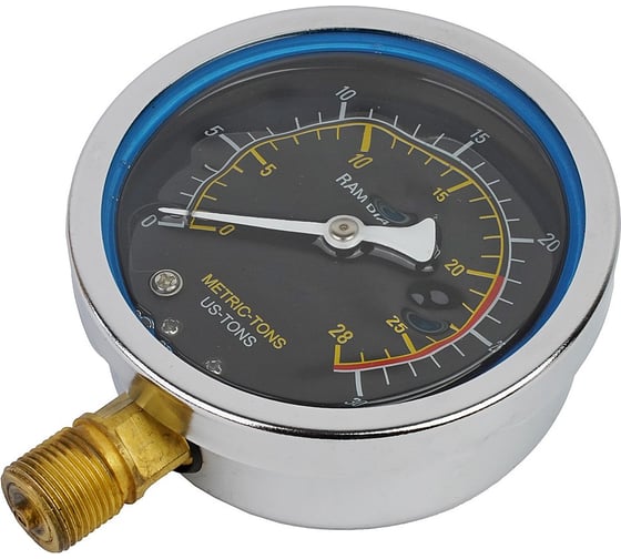 Манометр для пресса AV Steel 20т, глицериновый, для AV-951023, шт. AV-951023-4