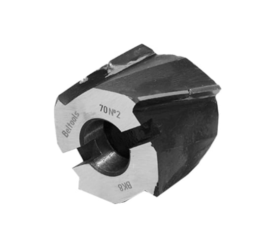 Зенкер насадной Beltools 70 ВК8 №2 L=60мм dпос=27мм ГОСТ 3231-71 ri.353.328