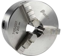 Патрон токарный Pristis 7100-0007 ГОСТ 2675-80 ф200 3-х кулачковый (k11-200) 3315281274932