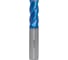 Концевая фреза с угловым радиусом RODMIX 4 зуба, HRC 65, Nano Blue, удлиненная 12х45х100 R0.5 8120051009 2