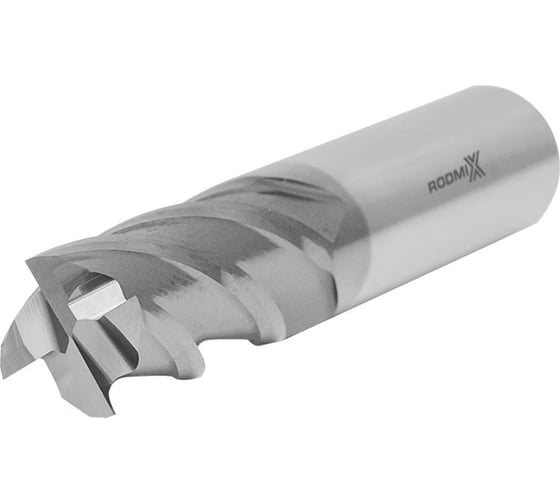 Концевая фреза с плоским торцом RODMIX 4 зуба, HRC 45, AlTiN 1.5х4х50 5015040501