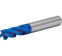 Концевая фреза с плоским торцом RODMIX 4 зуба, HRC 65, Nano Blue, удлиненная 10х60х150 5100601503