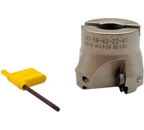 Фреза торцевая TORNERI ф 63 мм z=4 под пластину RPMW пос. 22 мм (EMR-5R-63-22-4T) Т029187