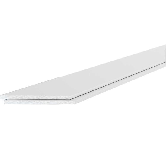 Шина алюминиевая Диал анодированная, серебро матовое, 2000х30х2 мм, 3 штуки в комплекте 4687207111867