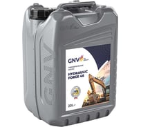Гидравлическое масло Hydraulic Force 46 HLP ISO VG 46 минеральное, 20 л GNV GHF101340401450046020
